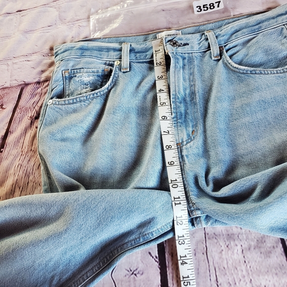 Citizens Of Humanity Paloma Wide-leg Denim Blue Jeans 28X28 High-rise Preppy Hip - Picture 12 of 14